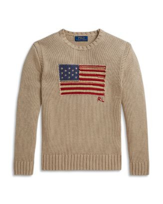 Boys' Contrast Trim Iconic Flag Sweater - Little Kid, Big Kid | Bloomingdale's (US)