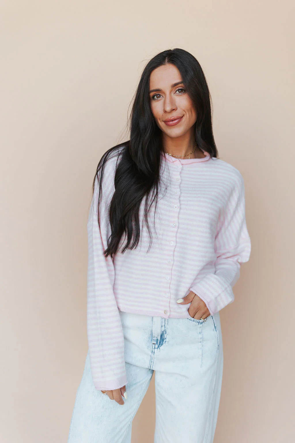 Stripe Piper Cardigan | Henly