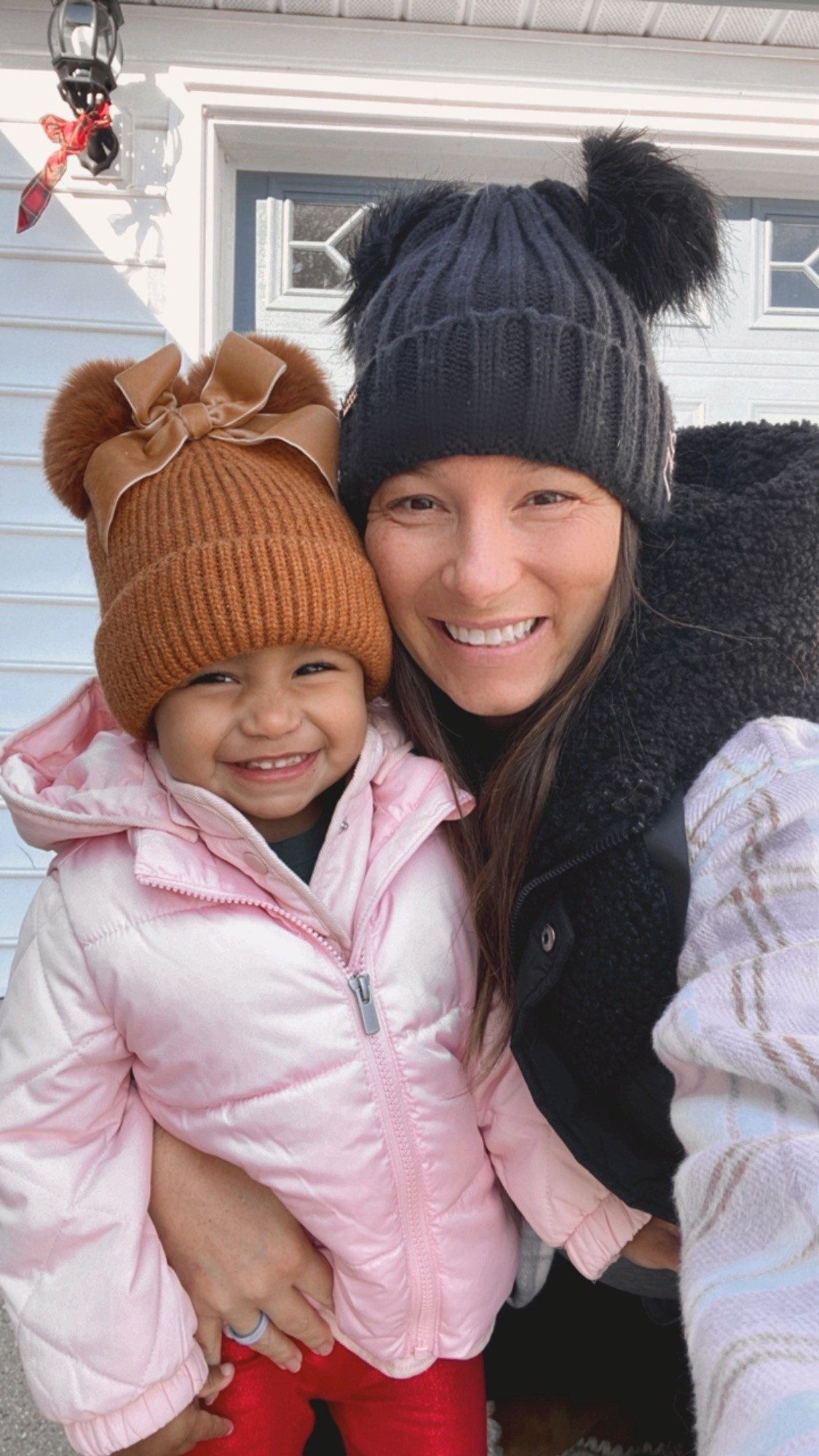 Beanie babes! Winter beanies with poms / double pom
Beanie / stocking stuffer 

#LTKHoliday #LTKGiftGuide #LTKKids