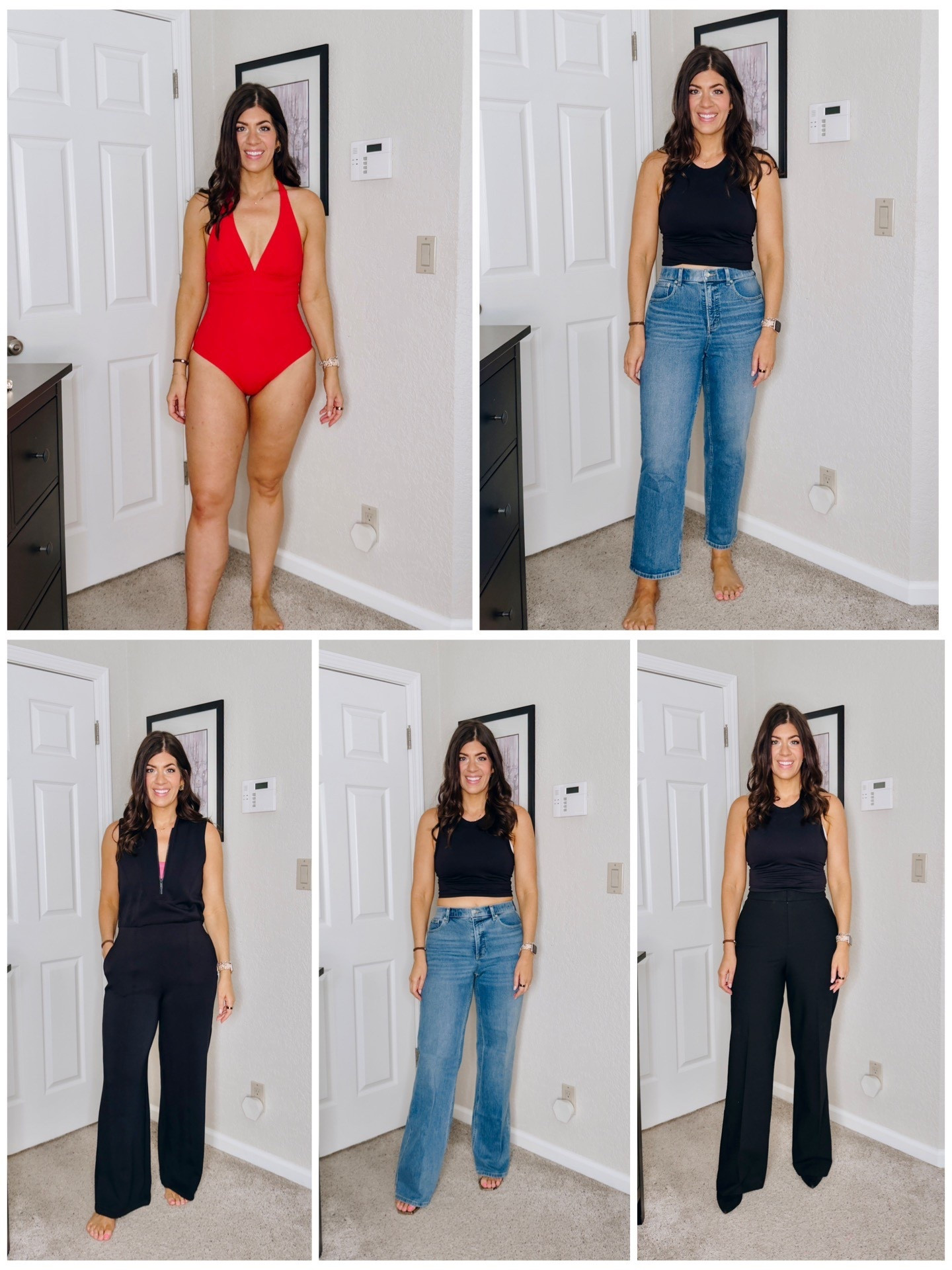 Spanx on sale!  Use code LTKSPANX
I have a large swimsuit, medium regular straight jeans, medium regular jumpsuit, medium tall wide leg jeans, medium tall wide leg trouser 

#LTKTall #LTKMidsize #LTKSpringSale