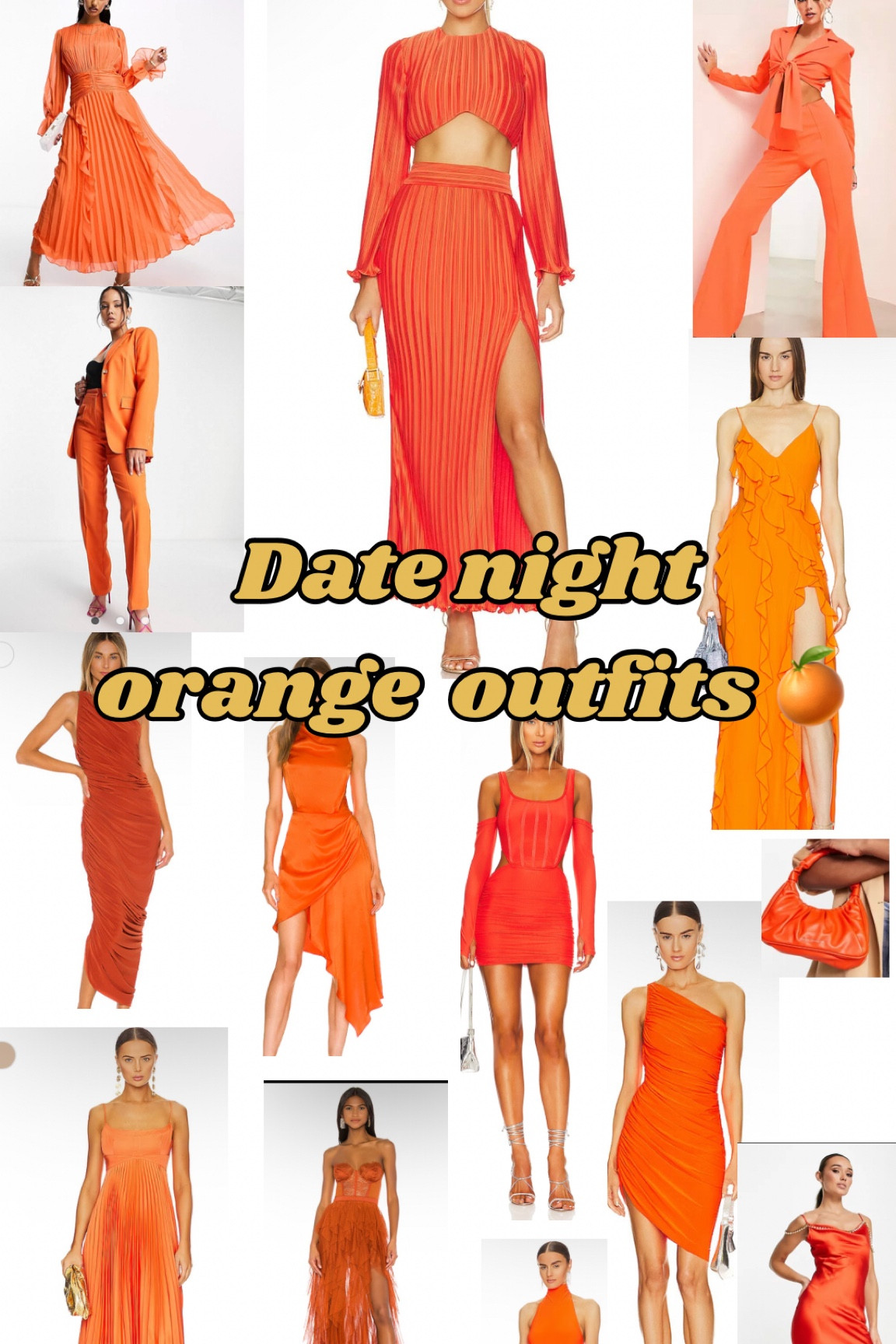 Orange Date night outfits, orange dresses, orange suits, orange midi dresses, orange maxi dresses, orange mini dresses

#LTKSeasonal #LTKHalloween #LTKwedding