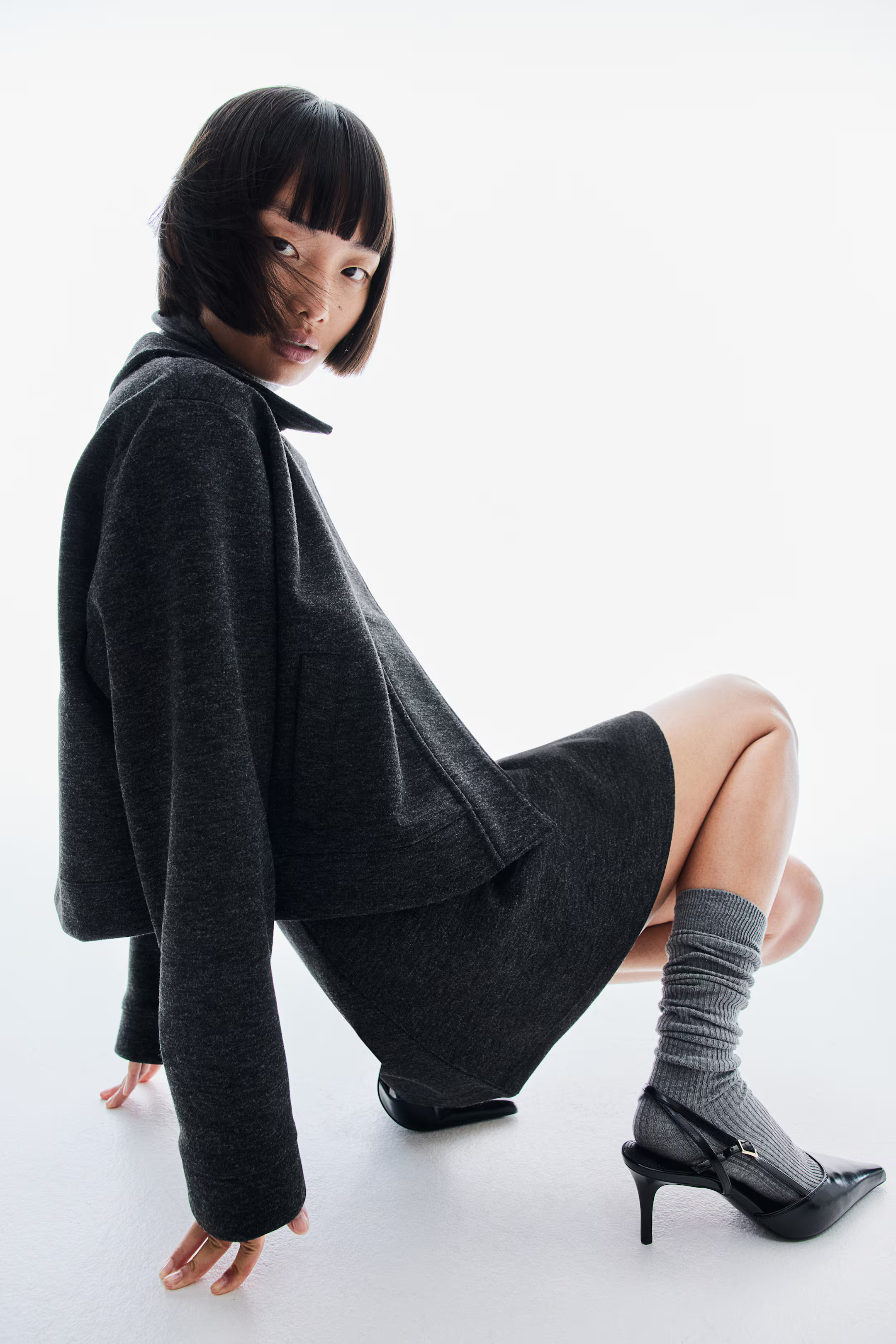 A-Line Jersey Skirt | H&M (US + CA)