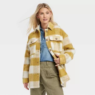 Women's Brushed Shacket - Universal Thread™ | Target