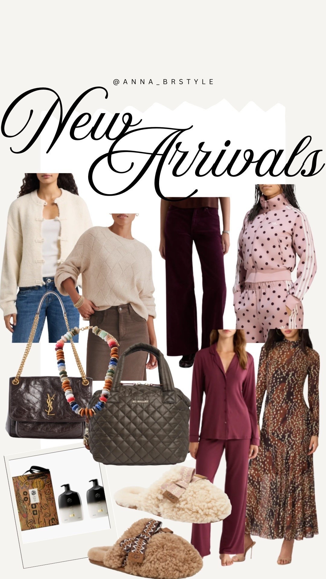 New fall arrivals 🤎 The newest pieces are bringing all the cozy textures, rich colors, and elevated everyday staples we’re loving for the season. From soft knits and matching sets to statement accessories and fall layers, these are the finds I’m adding to my wardrobe.

fall new arrivals, fall fashion finds, autumn style, cozy fall outfits, fall sweaters, burgundy outfit, neutral fall style, matching set, fall accessories, women’s fall fashion, wardrobe staples, annabrstyle

#LTKootd #LTKSeasonal #LTKOver40
