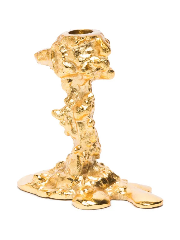 POLSPOTTEN Small Drip Candle Holder | Gold | FARFETCH UK | Farfetch Global
