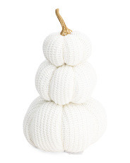 16in Knit Stacked Pumpkin | TJ Maxx