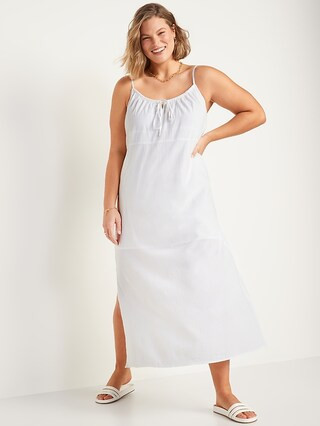 Crinkled Maxi Cami Shift Dress for Women | Old Navy (US)