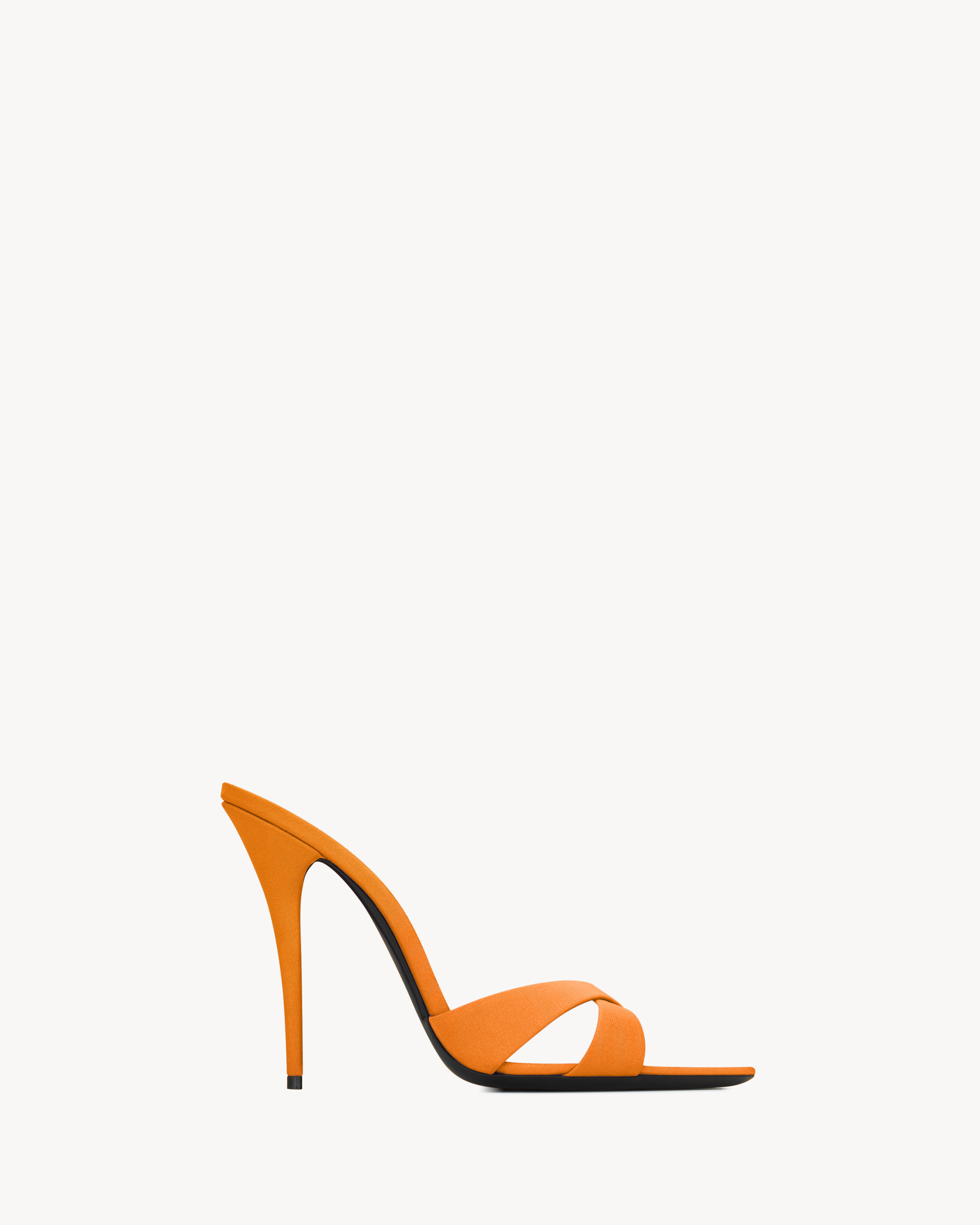 KIRAT sandals in satin crepe | Saint Laurent Inc. (Global)
