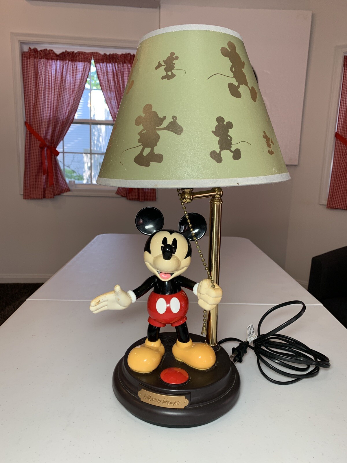 MICKEY MOUSE Collectible Vintage Disney Table Lamp ANIMATED PARTS ONLY  | eBay | eBay US