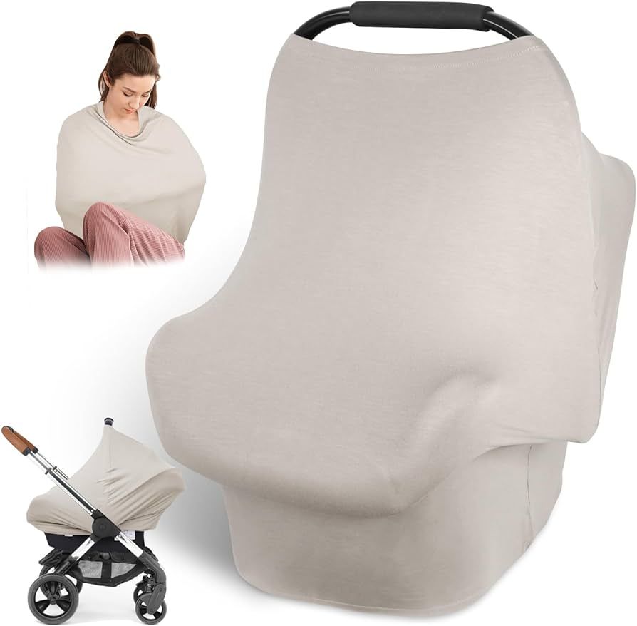 Metplus Car Seat Covers for Babies - Nursing Cover, Breathable Breastfeeding Cover, Multi-Functio... | Amazon (US)