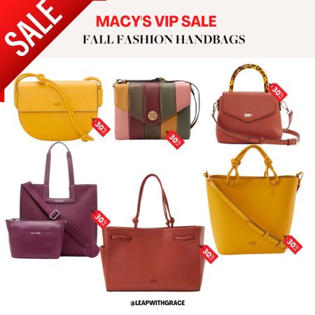 Fall fashion bags at Macys VIP sale

#LTKSeasonal #LTKsalealert #LTKstyletip
