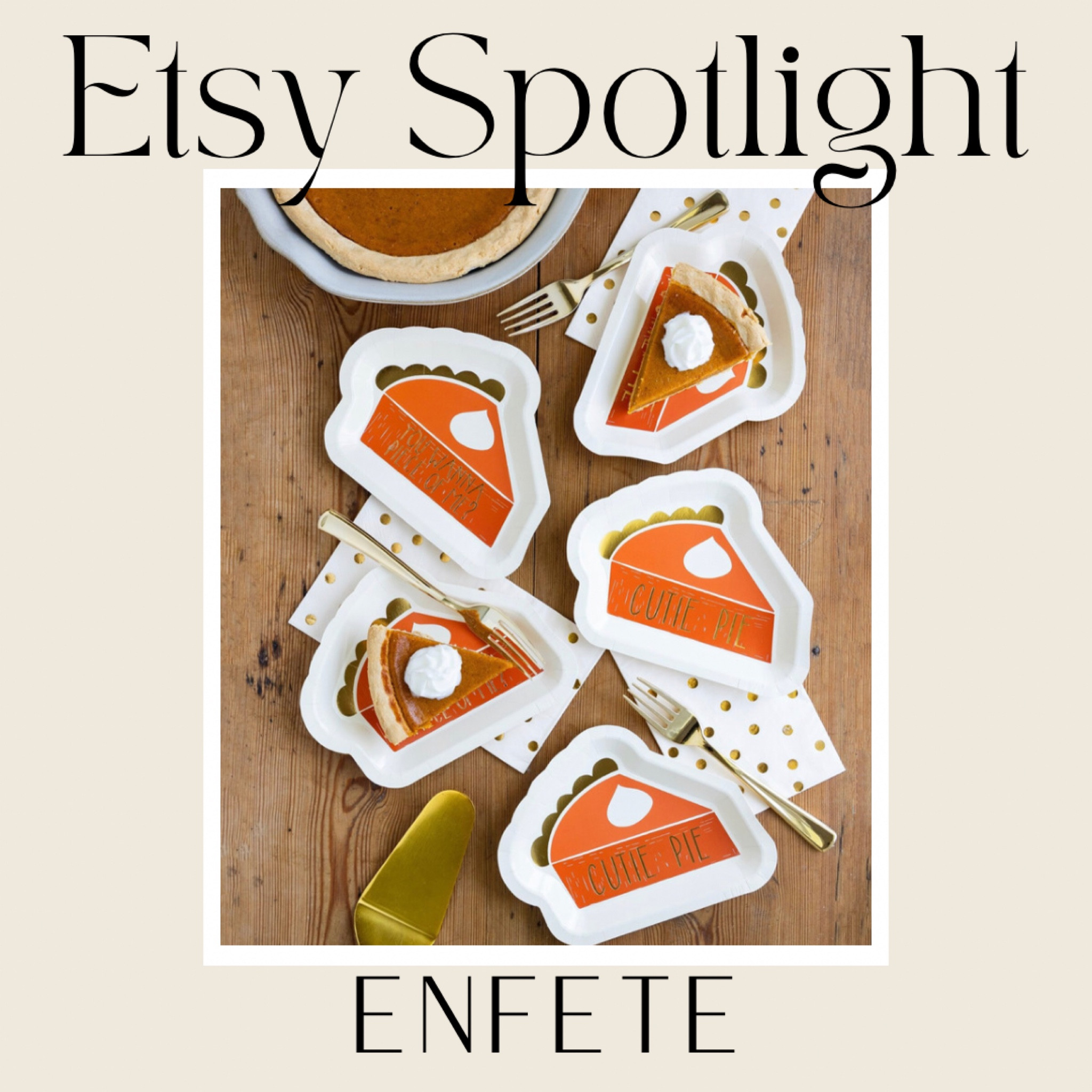 Next Etsy creator I’m spotlighting is EnFete. They have the cutest paper party supplies! Just look at all their Christmas and Thanksgiving items!


Etsy, party, small business, holiday, Christmas, Thanksgiving, seasonal

#LTKparties #LTKHoliday #LTKSeasonal