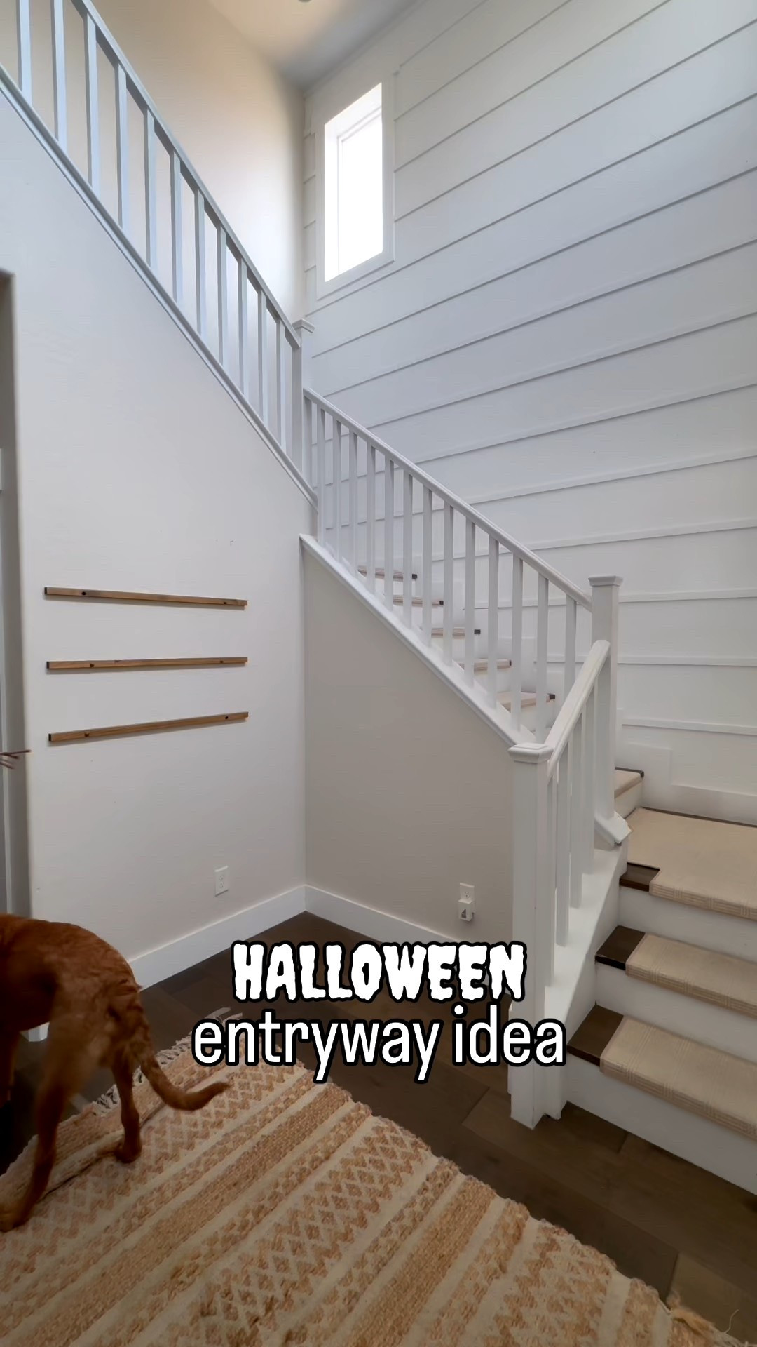 Halloween entryway idea! Halloween decor | Halloween 2025 

#LTKHalloween #LTKSeasonal #LTKHome