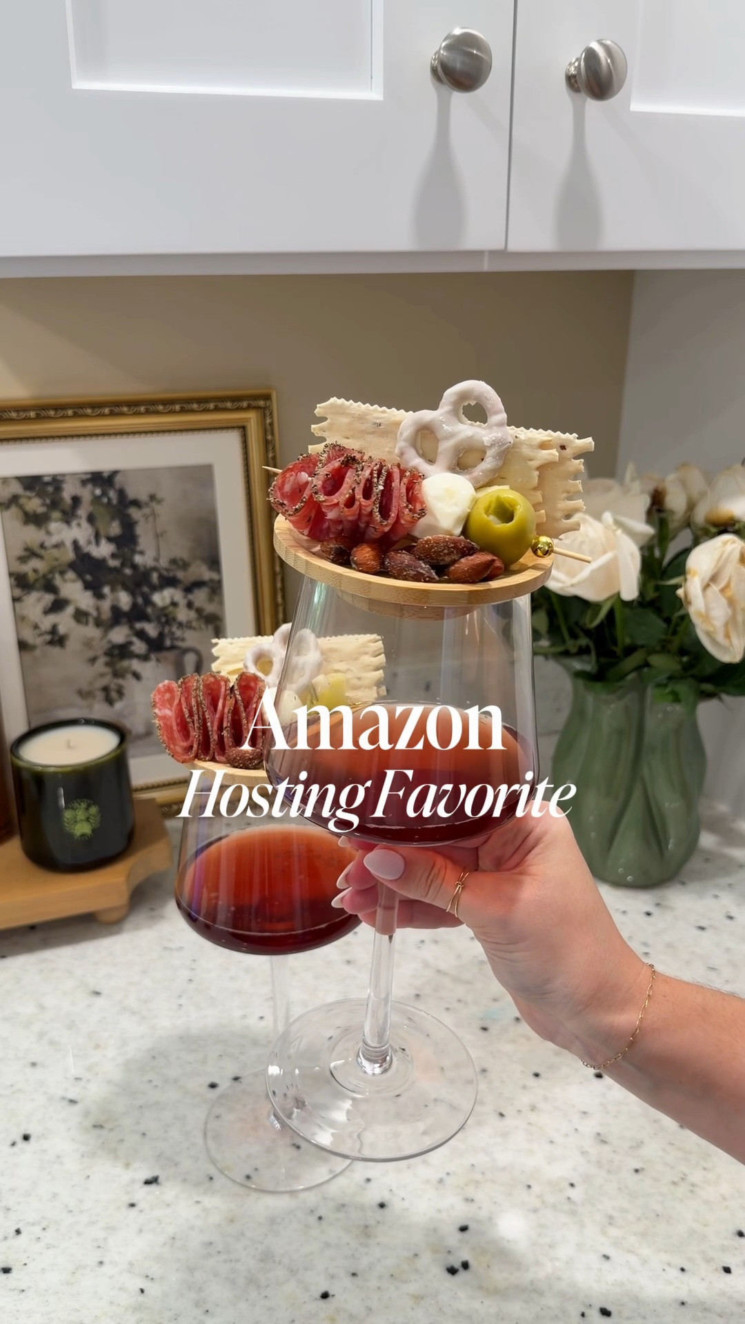 Amazon Hosting Favorite 🍷✨ perfect for your next girls night or holiday party. The easiest way for your guests to enjoy a snack and a bevy while mingling!

#LTKdayinmylife #LTKSeasonal #LTKHome