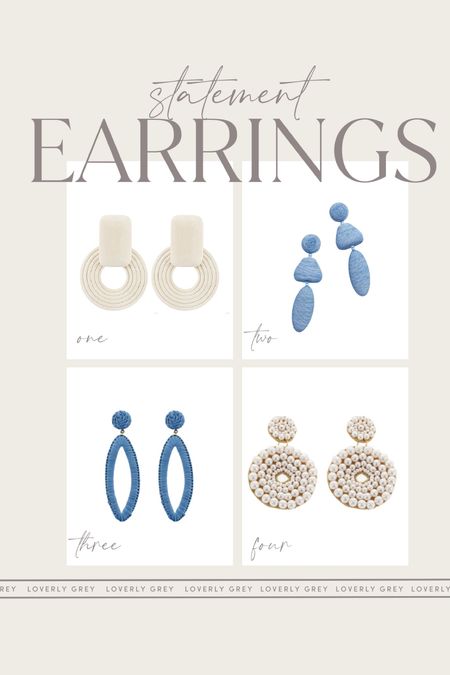 Loverly grey statement earrings for summer under $50

#LTKunder50 #LTKsalealert #LTKSeasonal