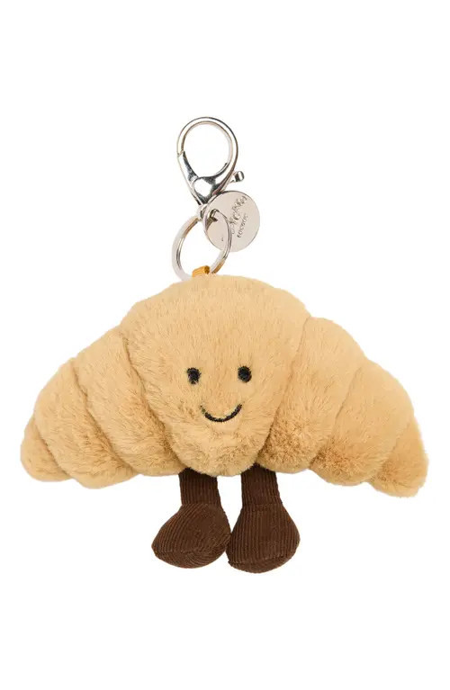 Jellycat Amuseables Croissant Bag Charm in Beige at Nordstrom | Nordstrom