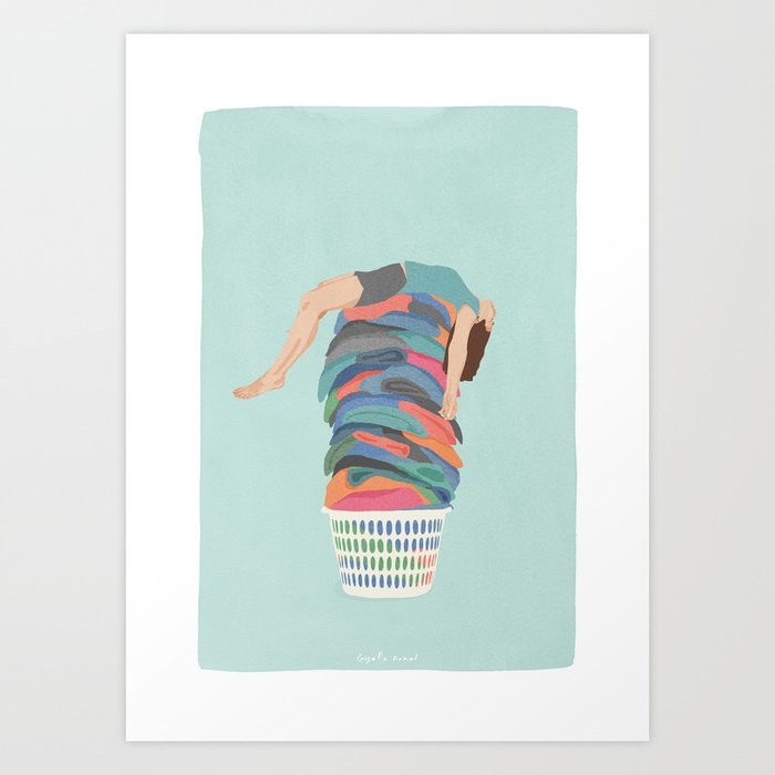Laundry Day Art Print | Society6