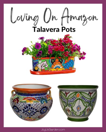 Give your plants a bit of a makeover with a new plant pot container, these talavera pots come in fun colors and designs #planter #plants #homedecor #garden #planters #plant #gardening #flowers #plantsmakepeoplehappy #plantlover #succulents #ceramics #indoorplants #interiordesign #houseplants #pot #pots #plantlife #home #talavera #amazon

#LTKhome