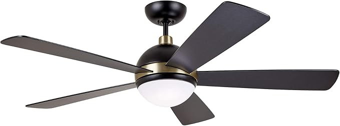 Kathy Ireland Home Astor Ceiling Fan with Remote Control, 52 Inch | Modern Fixture with Integrate... | Amazon (US)