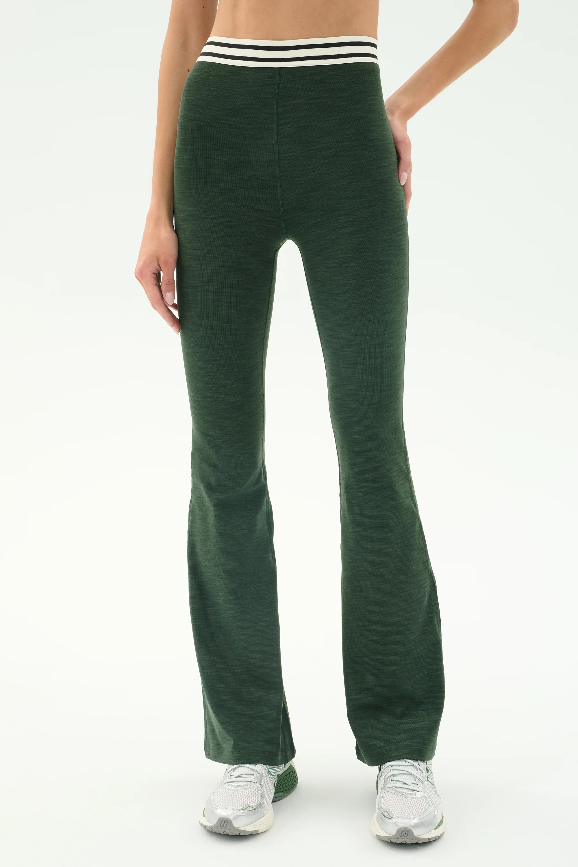 Raquel Active Rib Flare - Heather Military | Splits59.com