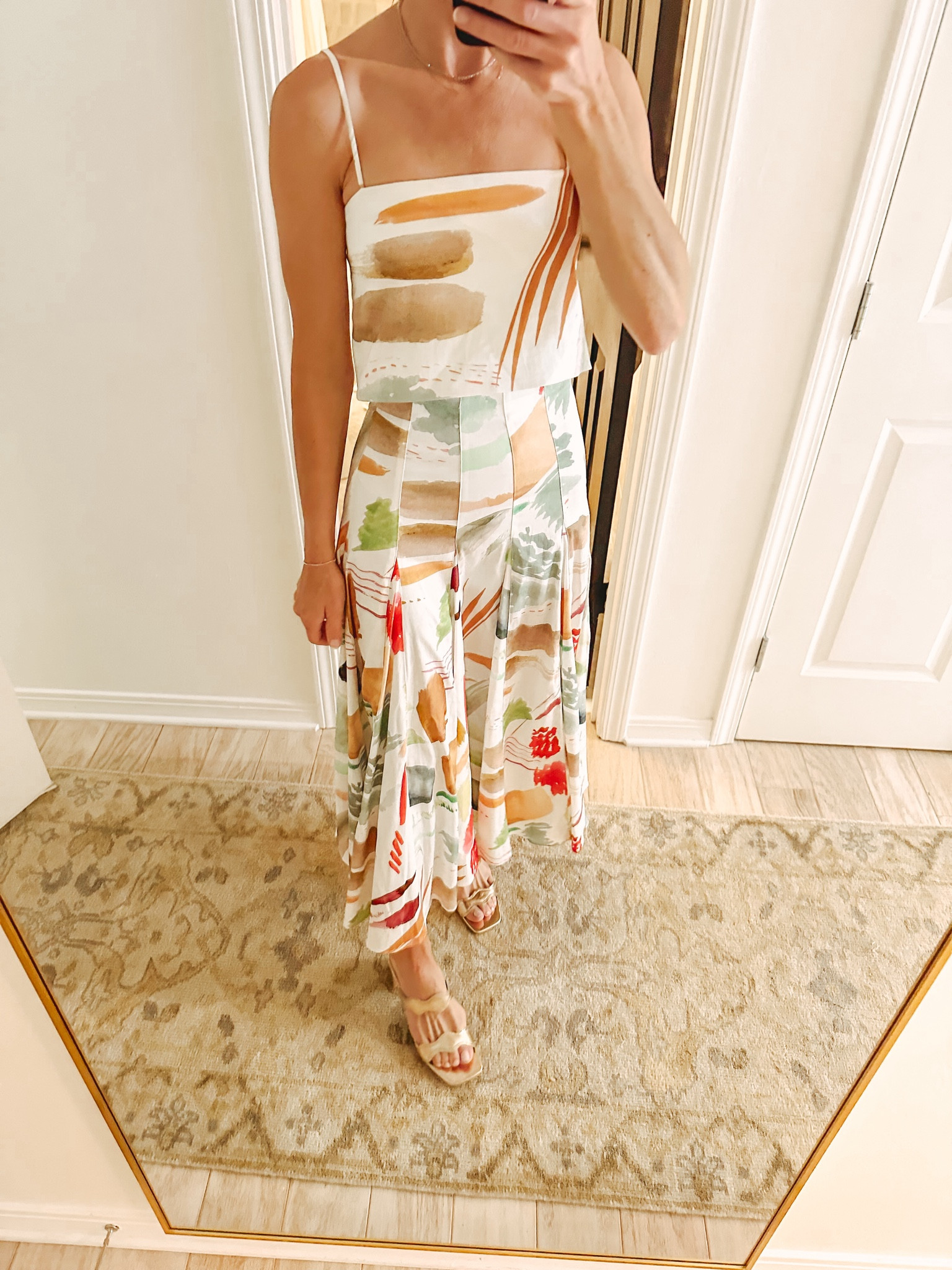 Prettiest set from dillards. Part of the styled by MG Antonio Melani collection. wearing size 0 in both top and skirt. So many pieces I’m living in this collections. Shoes are @dolcevita & the perfect block heel height to wear all day! 

#LTKfindsunder100 #LTKstyletip #LTKshoecrush