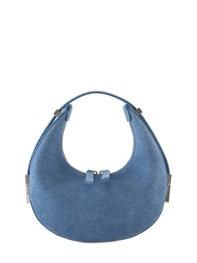 Osoi - Sac à main mini en daim tony - Suede Denim | Luisaviaroma | Luisaviaroma