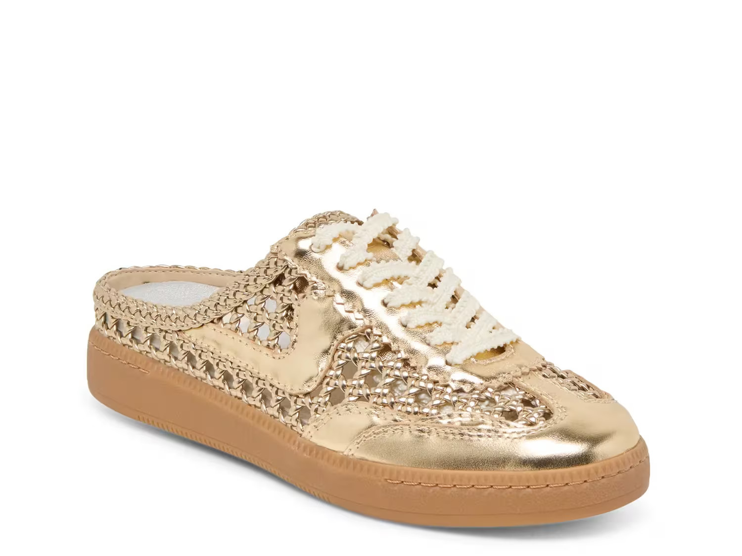 Dolce Vita Notice Slide Woven SlipOn | Women's | Gold Metallic | Size 9.5 | Slip-Ons | DSW
