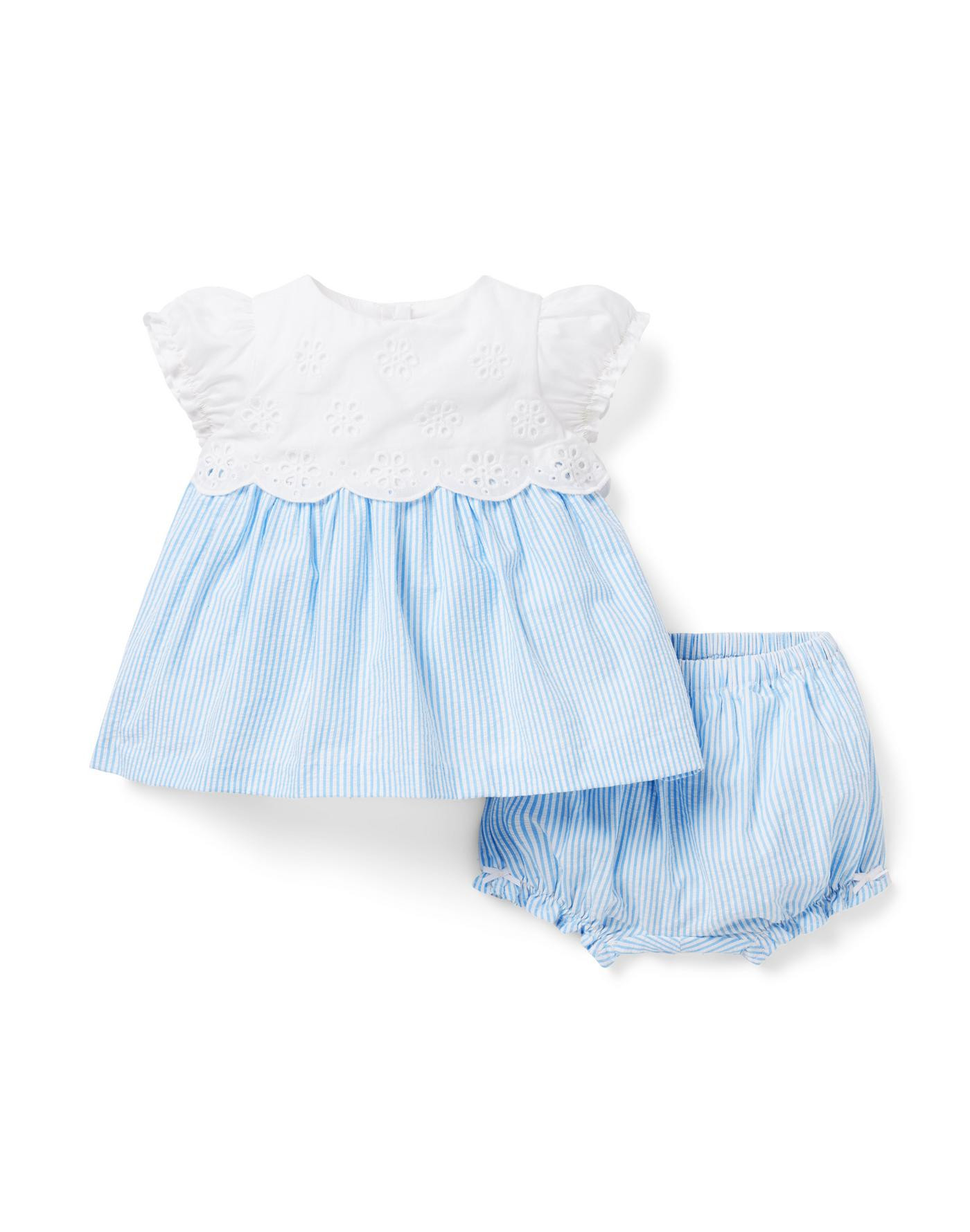 Baby Eyelet Seersucker Matching Set | Janie and Jack