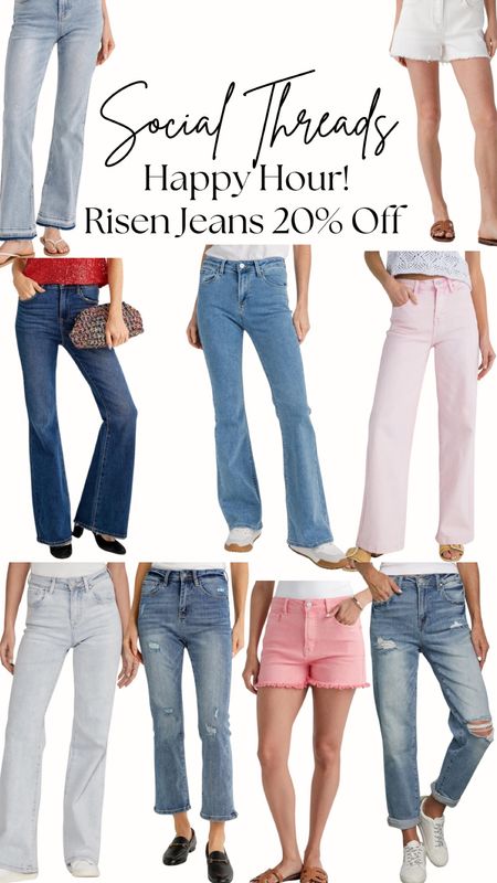 Take advantage of this sale ending soon! 20% off all best selling Risen Jeans! Add to cart and see the price drop! 

#LTKSaleAlert #LTKFindsUnder50 #LTKFindsUnder100
