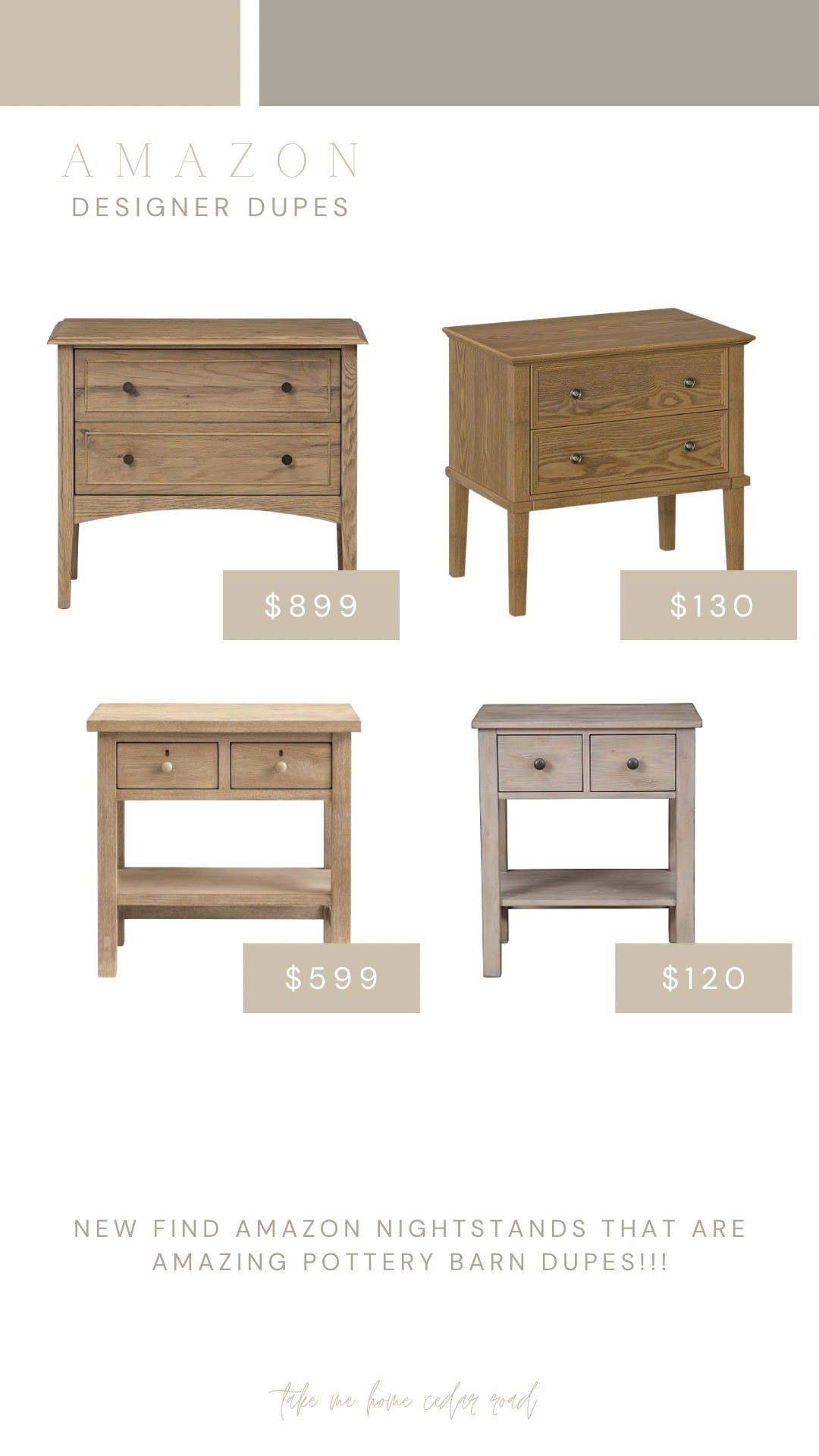 These Amazon designer dupes are so good!!

Nightstand, bedroom

#LTKSaleAlert #LTKHome