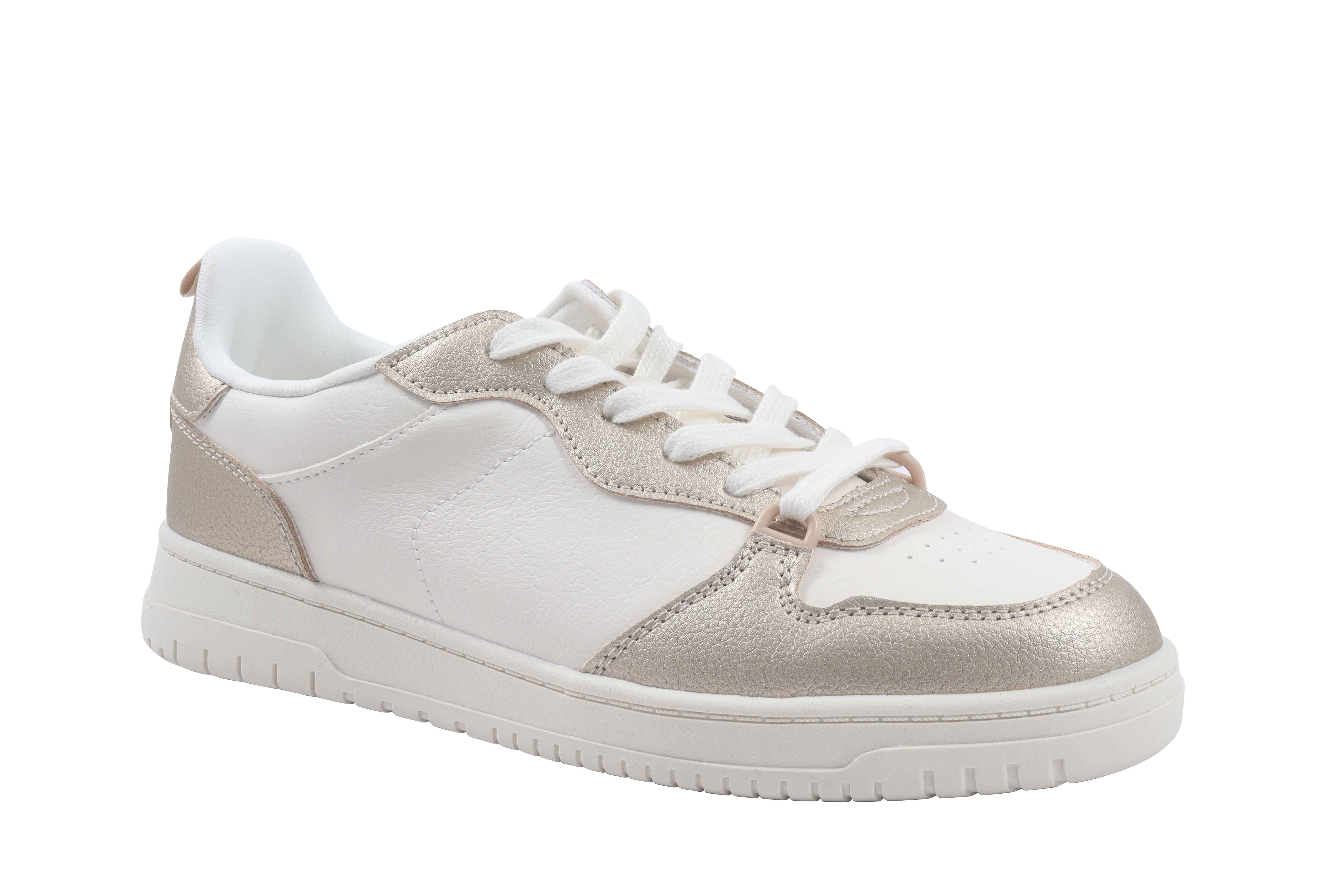 No Boundaries Women's Lace Up Court Sneakers | Walmart (US)