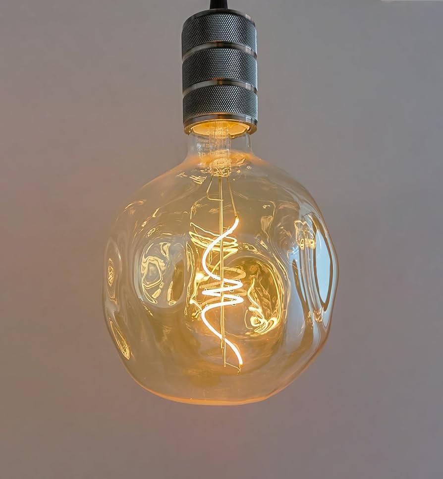 SD LUX Oversized Vintage LED Light Bulbs 5W, Medium Base E26, Giant Huge Edison Bulb,Large Amber ... | Amazon (US)