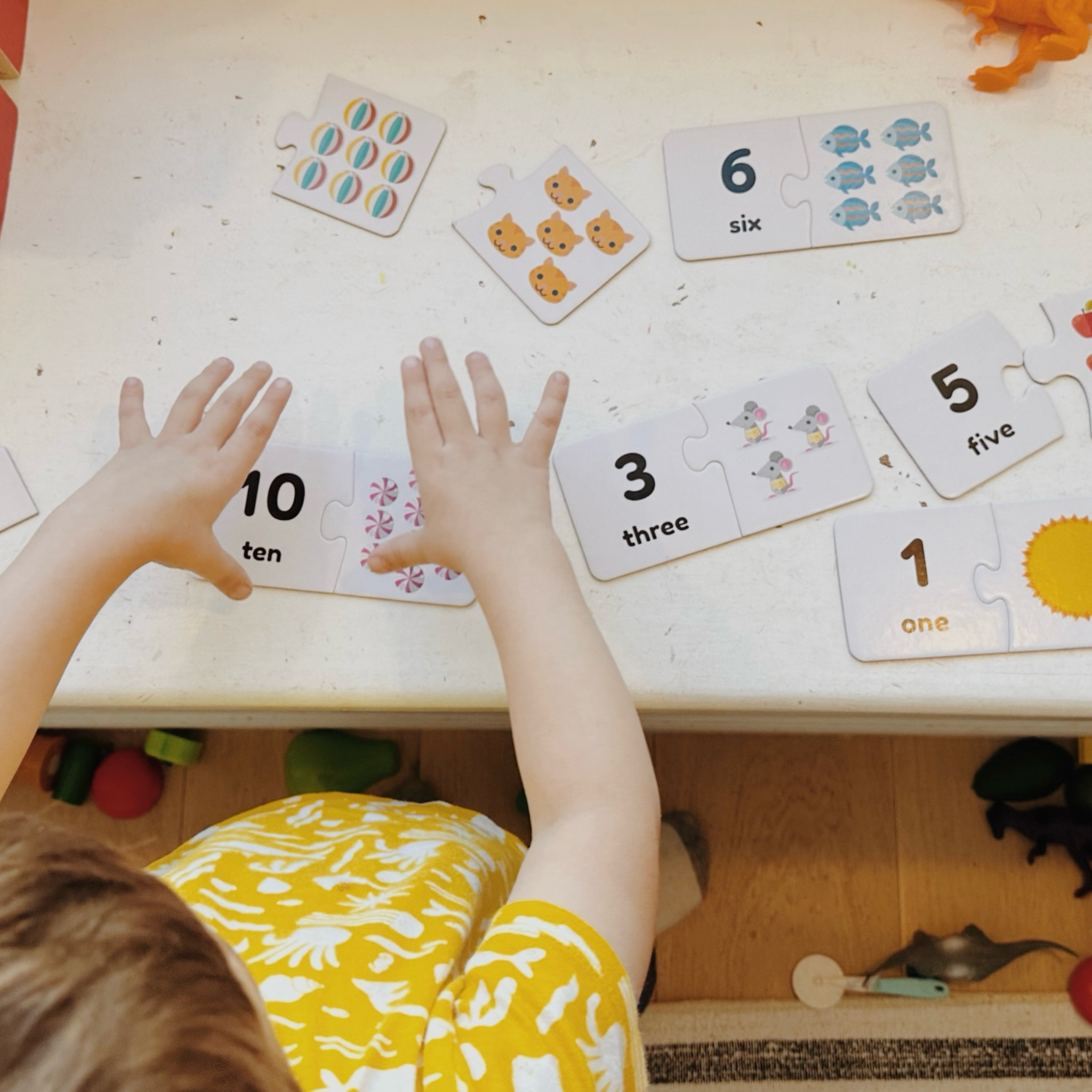 Chuckle & Roar - Counting Matching Puzzle - Engaging and Educational puzzles for kids - Larger pieces designed for preschool hands - 25 PC Learning Puzzle

#LTKKids #LTKFamily #LTKBacktoSchool