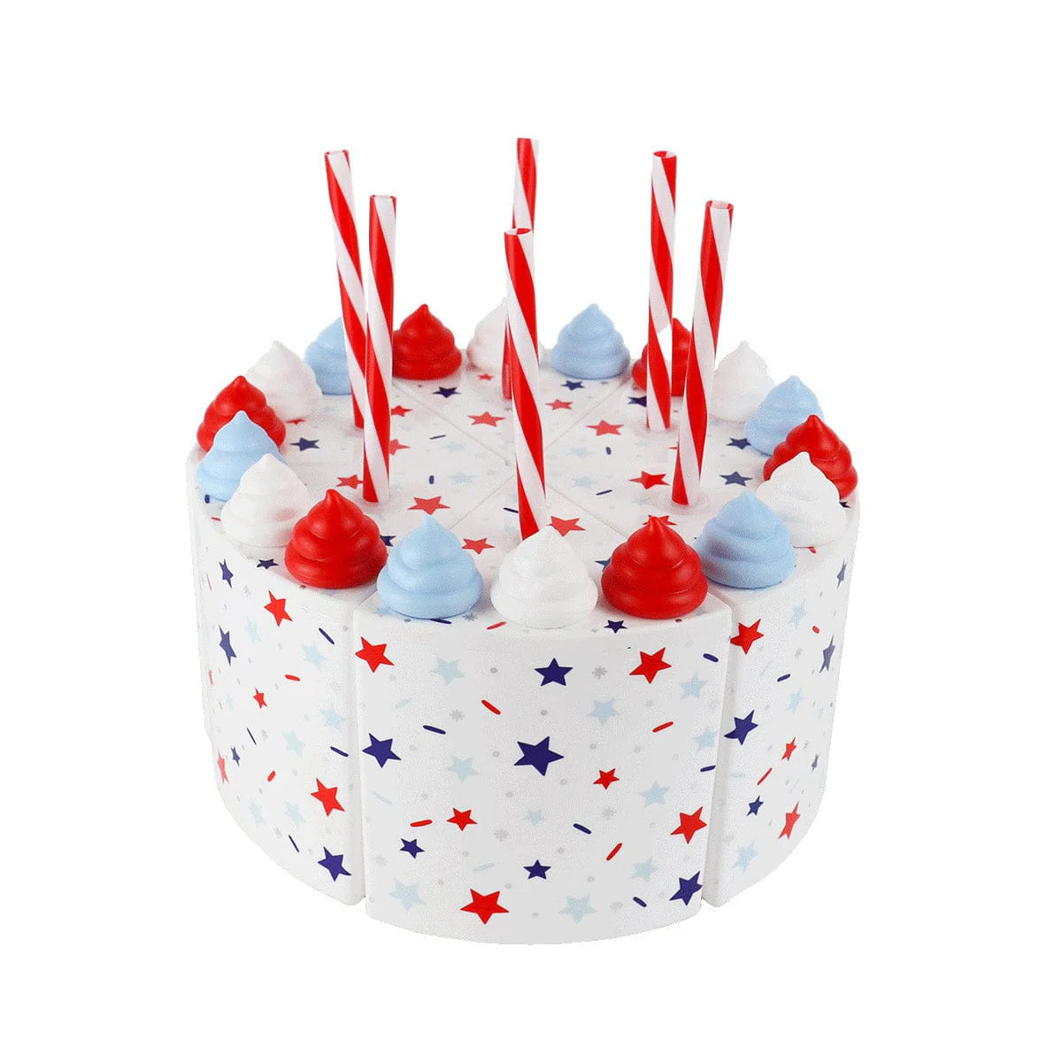 Stars & Sips Patriotic Cake Sippers (set of 6) | Packed Party