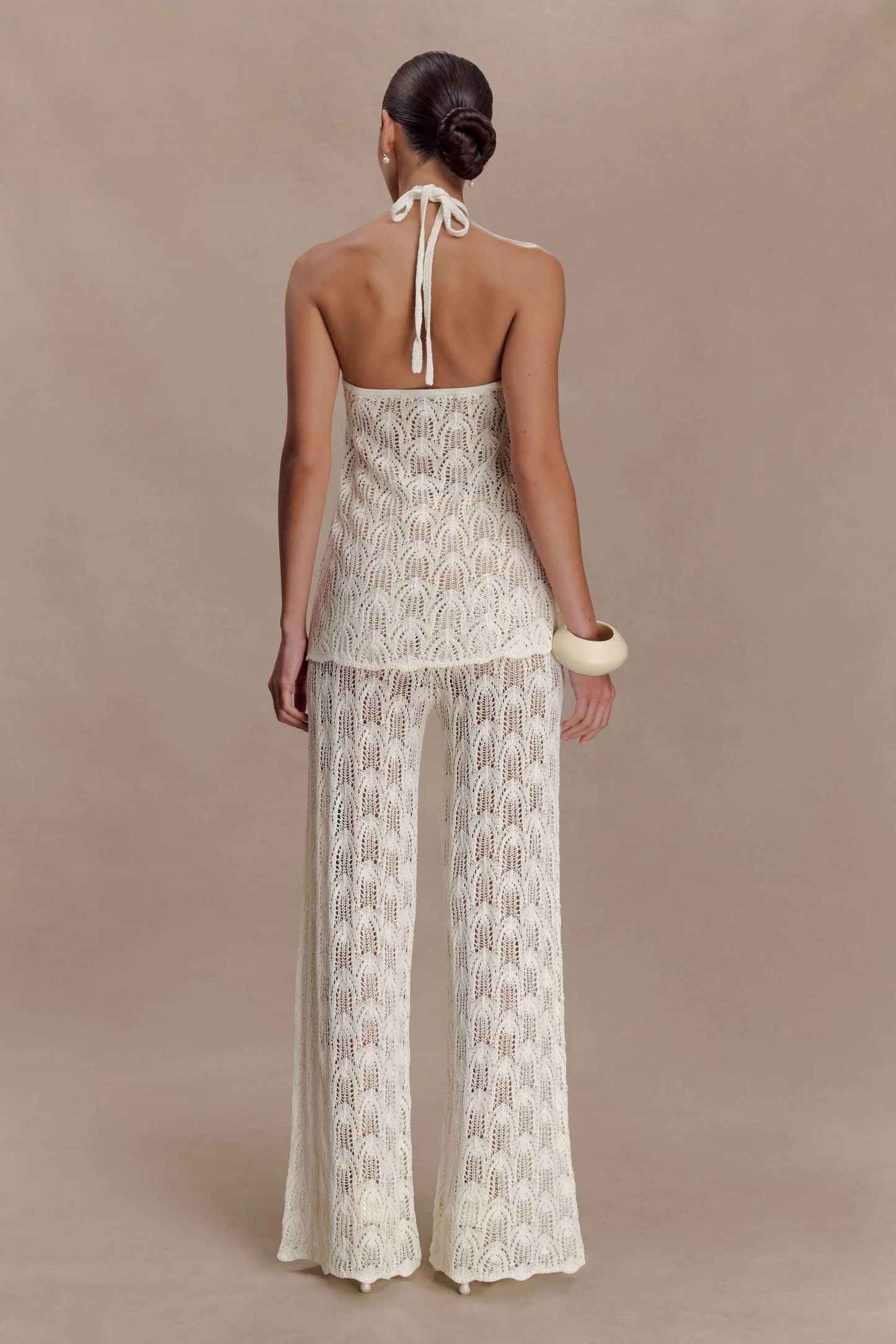 Crochet Pants - Ivory | MESHKI US
