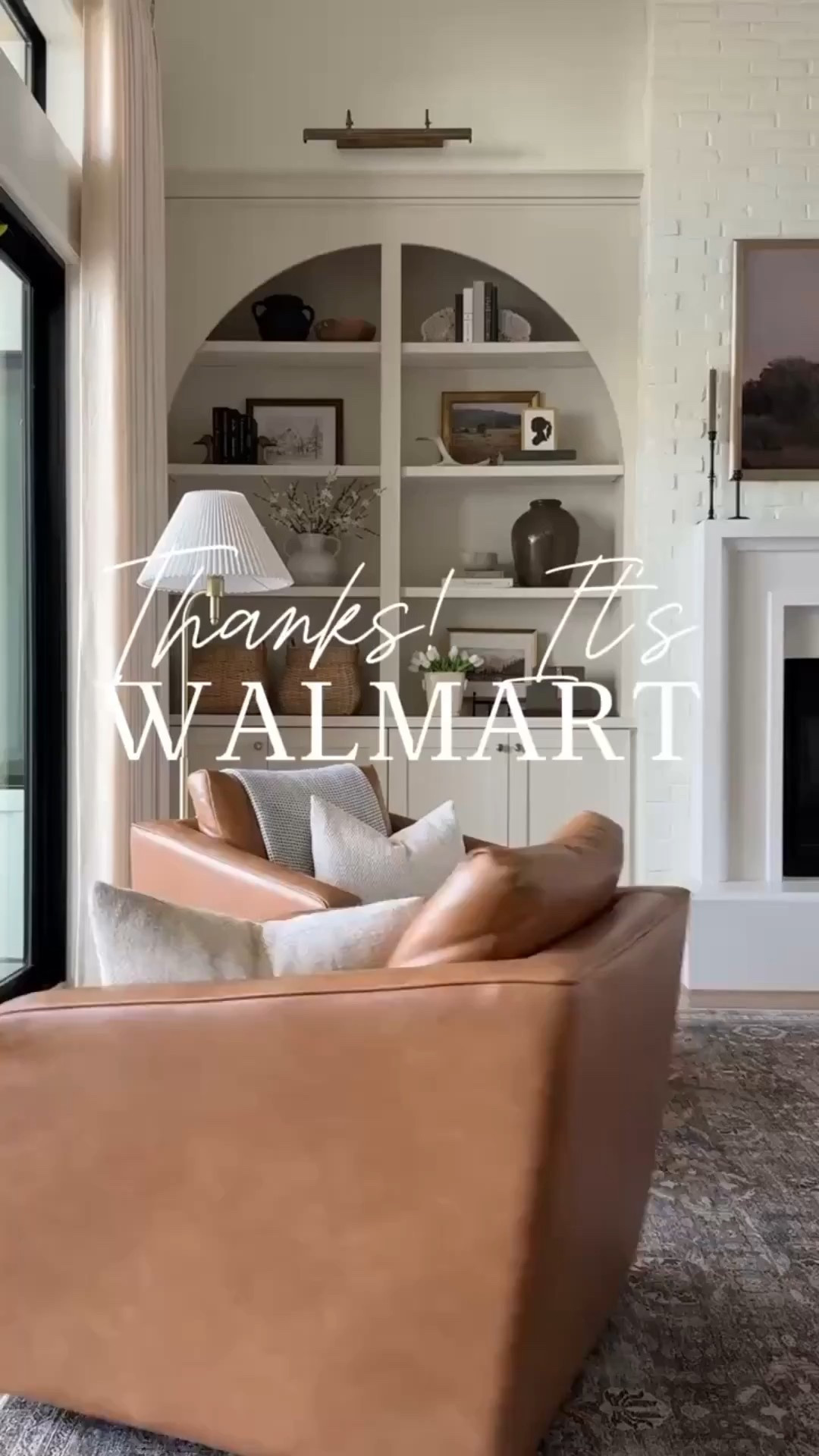 My favorite faux leather swivel chairs are back in stock!! Under $300, 360 degree swivel, and the prettiest cognac color. We moved these upstairs now that we have the new Walmart recliners, but love these so much still!! 

#LTKSaleAlert #LTKHome