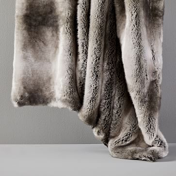 Faux Fur Ombre Throws | West Elm | West Elm (US)