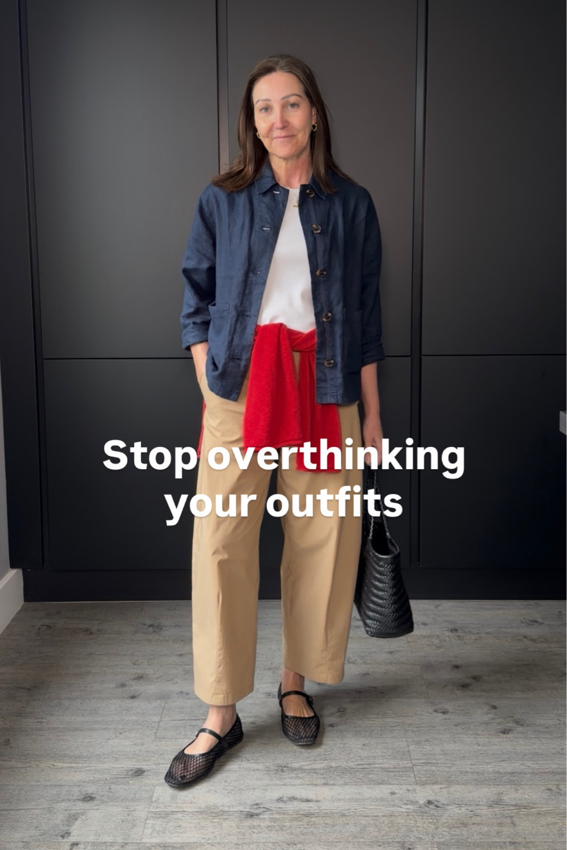 Simple looks always win. A few high street pieces in flattering shapes and complimentary colours to build outfit you’ll love. 
You don’t need more clothes - you need simplicity 
I’m wearing a 12 jacket, M trousers and the jumper is a M

#LTKspring #LTKstyletip #LTKuk