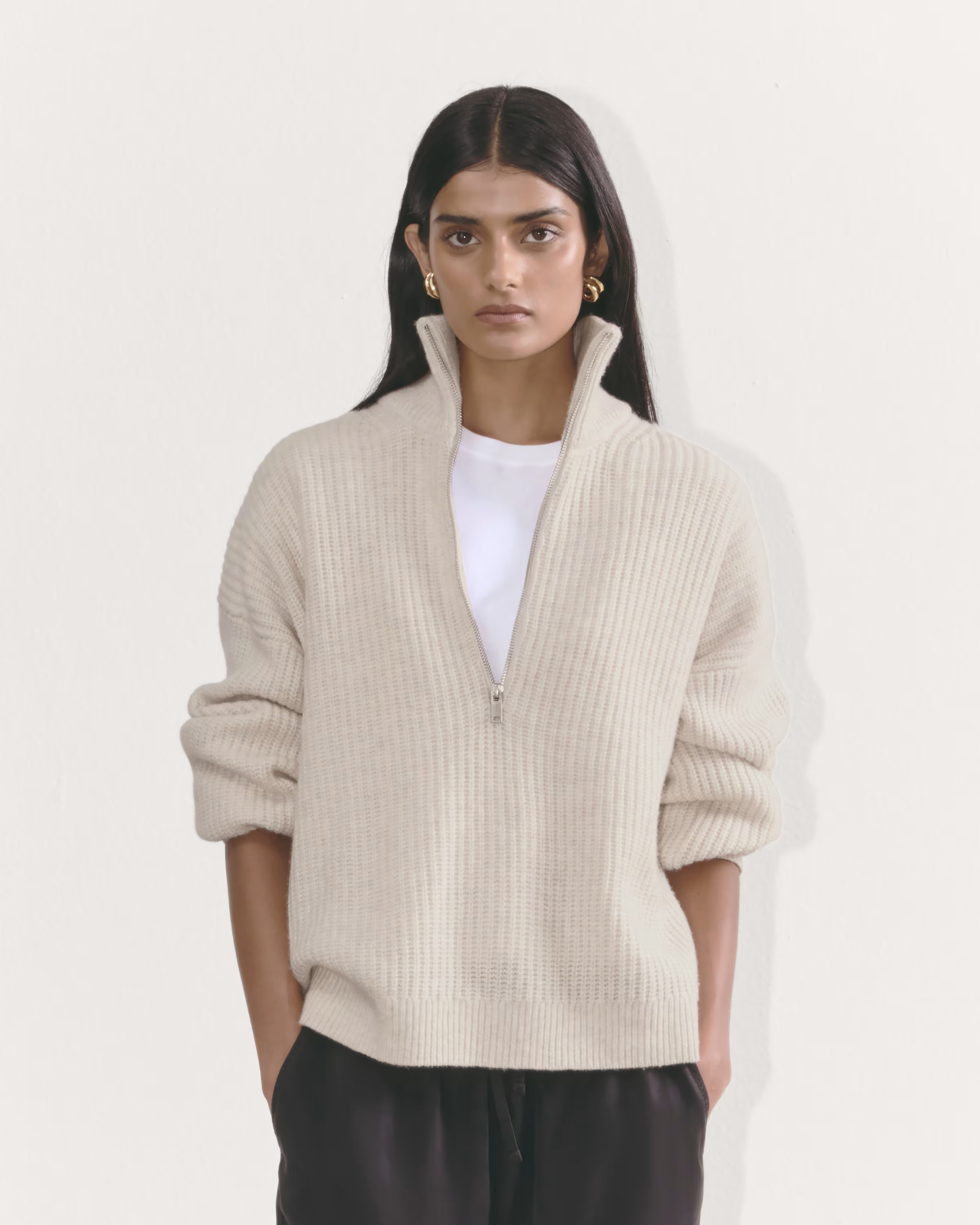 The Half-Zip Sweater in Luxe Merino | Everlane