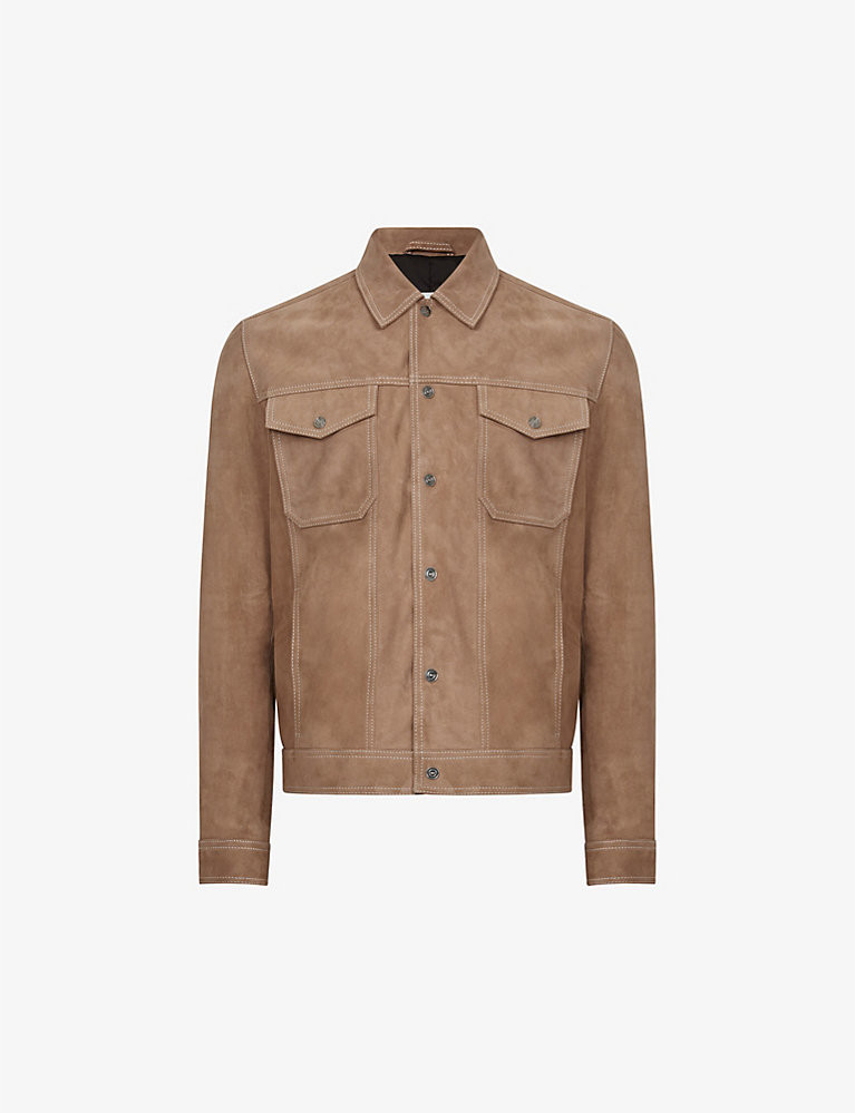 Noa suede trucker jacket | Selfridges