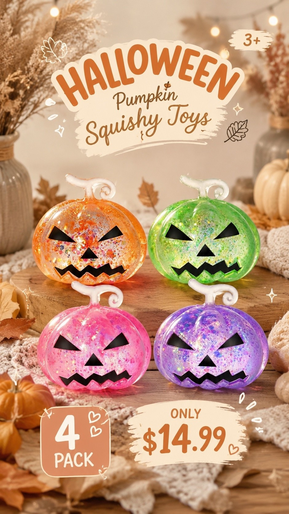How cute are these Halloween squishies you can get this 4 pack for only 14.99 👌🏼

#LTKmomlife #LTKKids #LTKSaleAlert