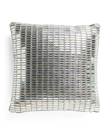 16x16 5th Ave Rhinestone Pillow | Marshalls