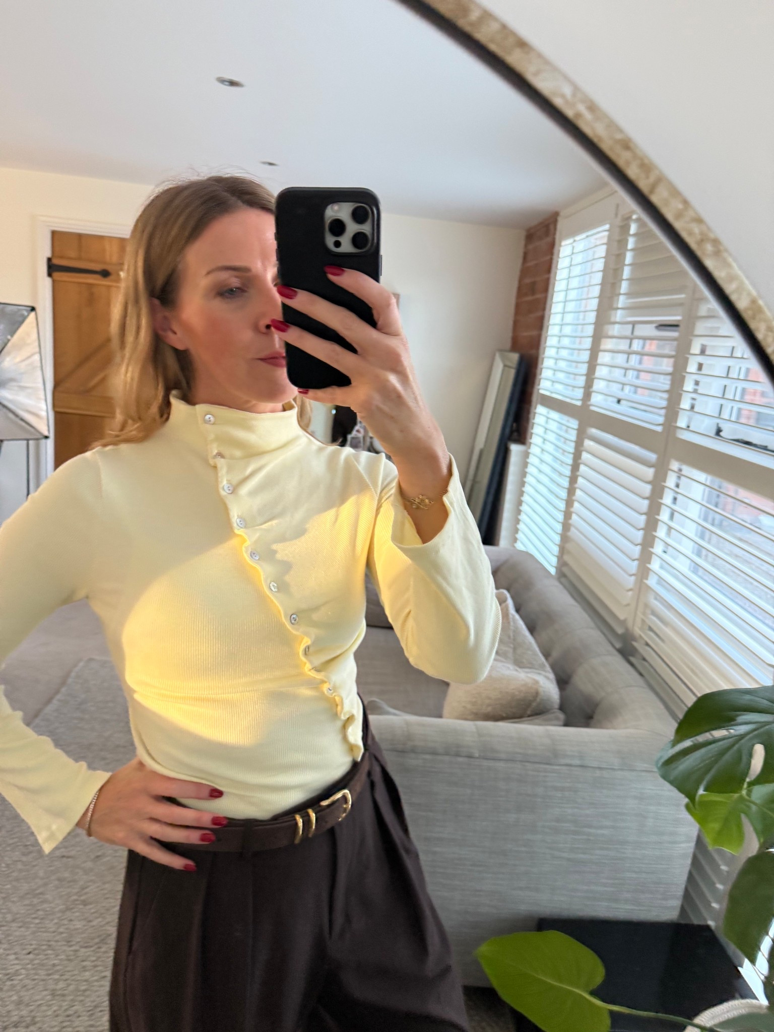 Buttermilk asymmetric ribbed topshop top   

#LTKeurope #LTKspring #LTKuk