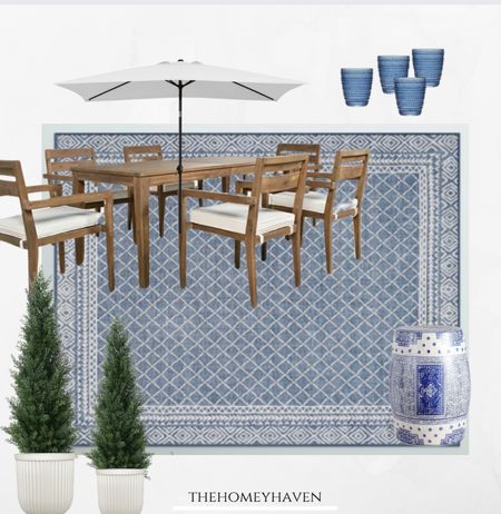 Love pretty blue and white in an outdoor space for summer! All these items on major sale!

Outdoor dining set
Outdoor furniture 
Outdoor table 
Patio furniture
Way day sale 
Amazon home
Amazon finds 
Amazon 
Planters 
Umbrella 
Front porch 

#LTKSeasonal #LTKsalealert #LTKhome
