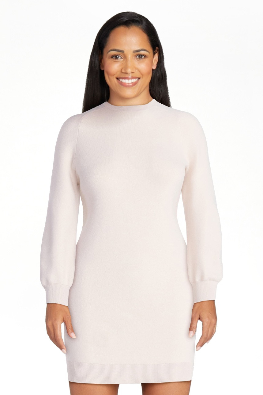 Scoop Women's Saddle Sweater Dress with Long Sleeves, Sizes XS-XXL | Walmart (US)