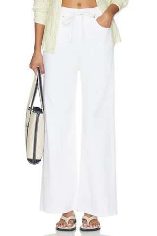 Madewell Inseam Ultimate Wide Leg Drawstring in Tile White from Revolve.com | Revolve Clothing (Global)