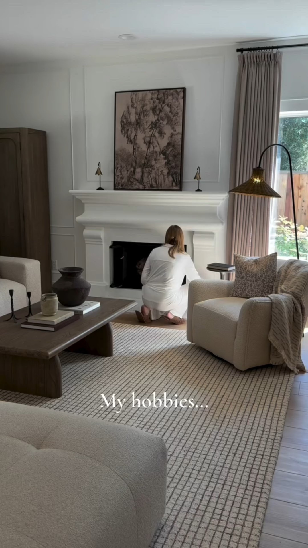 POV: You just love staying home. Anyone else?? 🙋‍♀️🤣

Curtain color: Grey Beige. Use code PAULABHOME for 27% off your Two Pages order  

Cozy living room inspiration, fireplace mantel decor, modern traditional decor, organic modern. Coffee table styling, cozy corner  #LTKStyleTip

#LTKOver40 #LTKHome