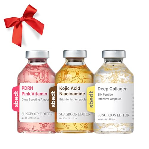 SUNGBOON EDITOR Hometox Trio Ampoule, Copper Peptide, PDRN & Kojic Acid, Radiance & Glow Boosting... | Amazon (US)