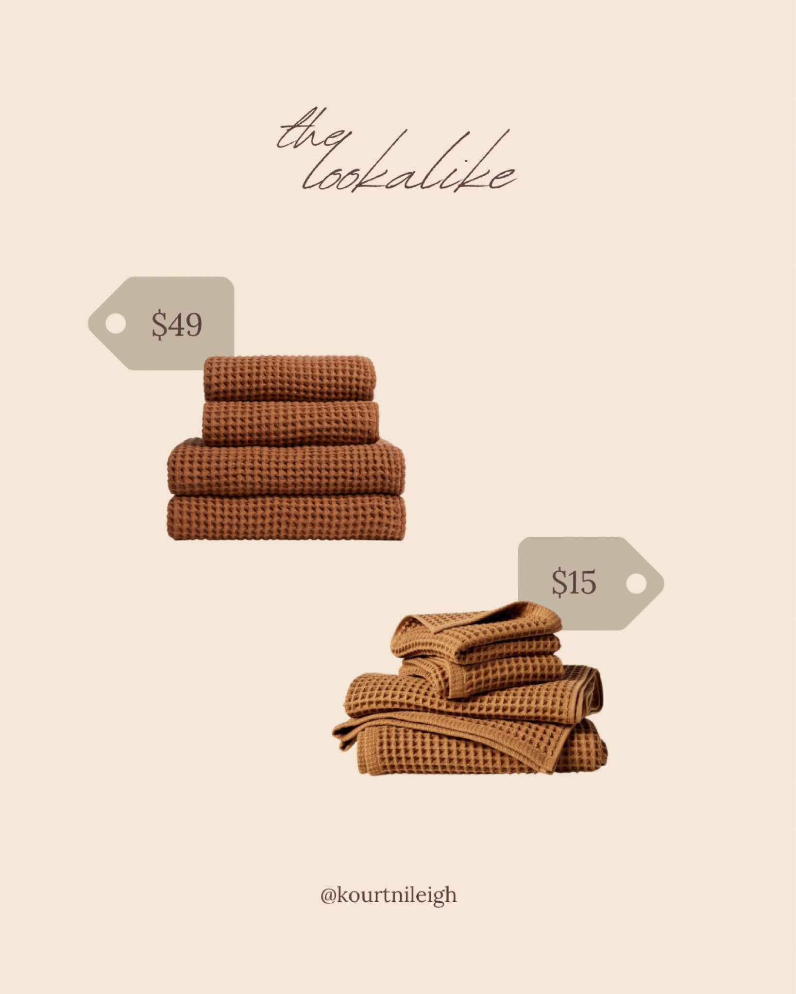 Did you catch yesterdays Daily Scoop? We just bought these cozy warm waffle terra-cotta towels from target for $15 a piece! This Lookalike is a steal and can hold up next to the high-end option.

#LTKFind #LTKSeasonal #LTKhome