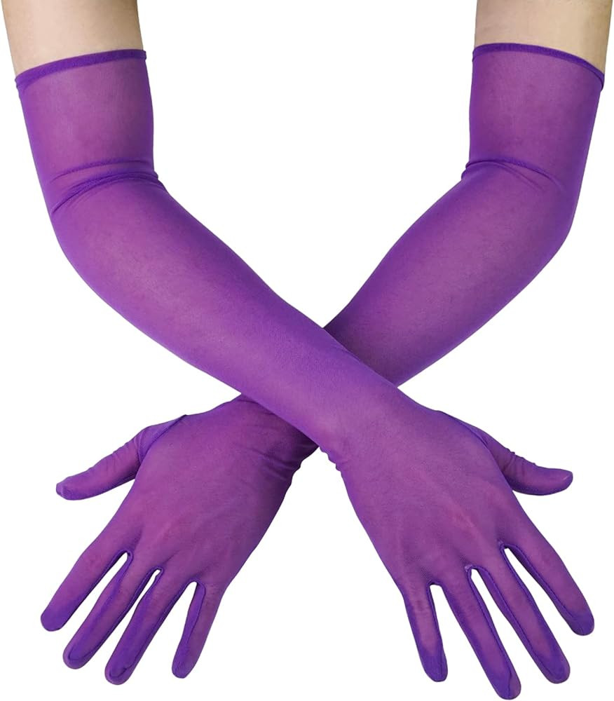 Luwint Tulle Mesh Gloves for Opera Party Costume Sun Protection | Amazon (US)